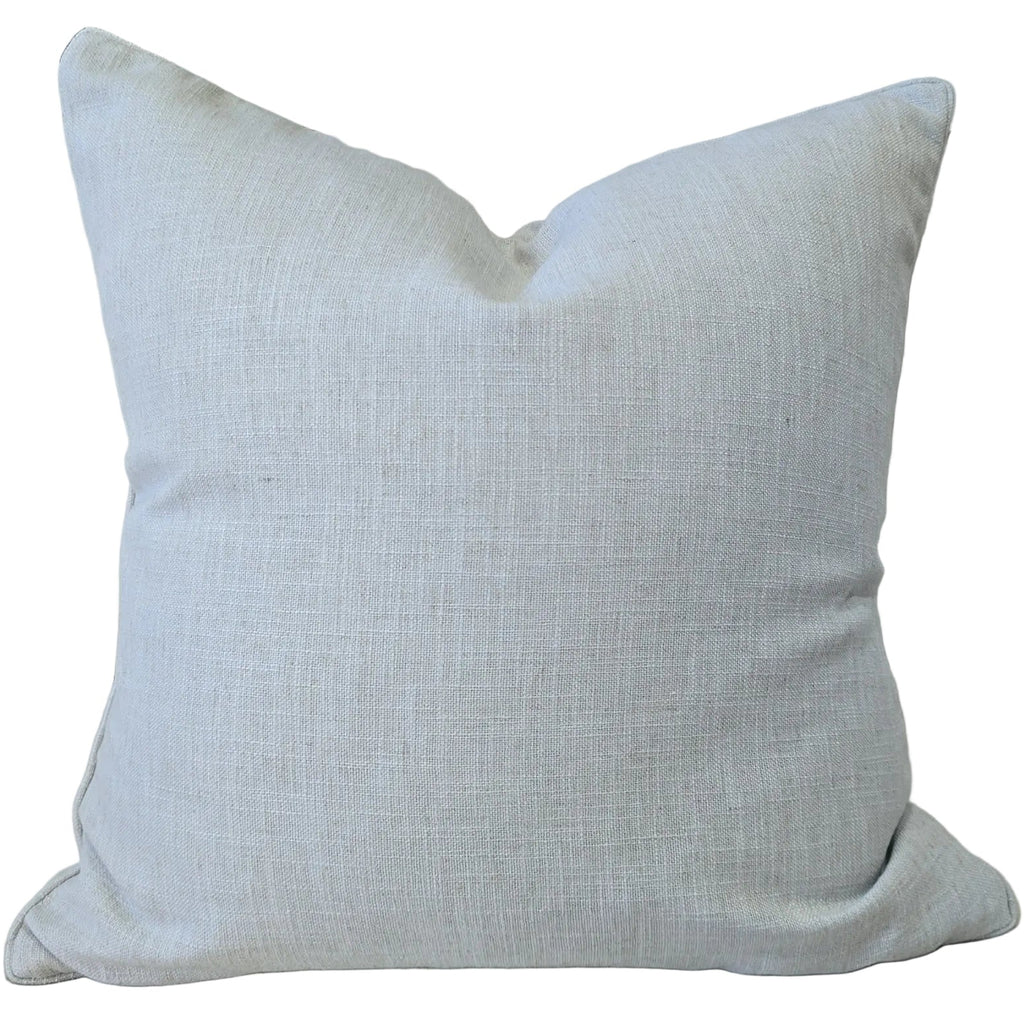 Rolla Linen Blend Cushion 55cm Square - Dusty Blue