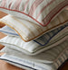 Mingarri Stripe Cushion 40x60cm Lumbar - Indigo Blue | Natural