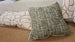 Trellis Cushion 55cm Square - Olive Green