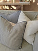 Remi Cushion 55cm Square - Navy Blue Striped
