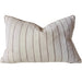 Isolde Linen Cotton Cushion 40x60cm Lumbar - Stripe Oatmeal