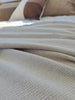 Fiora Linen Cotton Bed Cover Massive Blanket Coverlet 210cm x 230cm - Natural