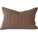 Arden Linen Blend Cushion 40x60cm Lumbar- Terracotta | Earthy Brown