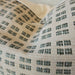 Summer Solace Cushion 55cm Square - Sage Green Dash | Natural