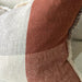 PREORDER EARLIER OF FEB DROP | LUMERE Yarn-Dyed Linen Cushion 40x60cm Lumbar - Plaid in Rust | Earthy Brown | Natural