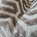 Nouveau Cushion 55cm Square -  Geometric Grey | Off White