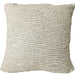 Outdoor Textured pillow on a sofa with a blurred background