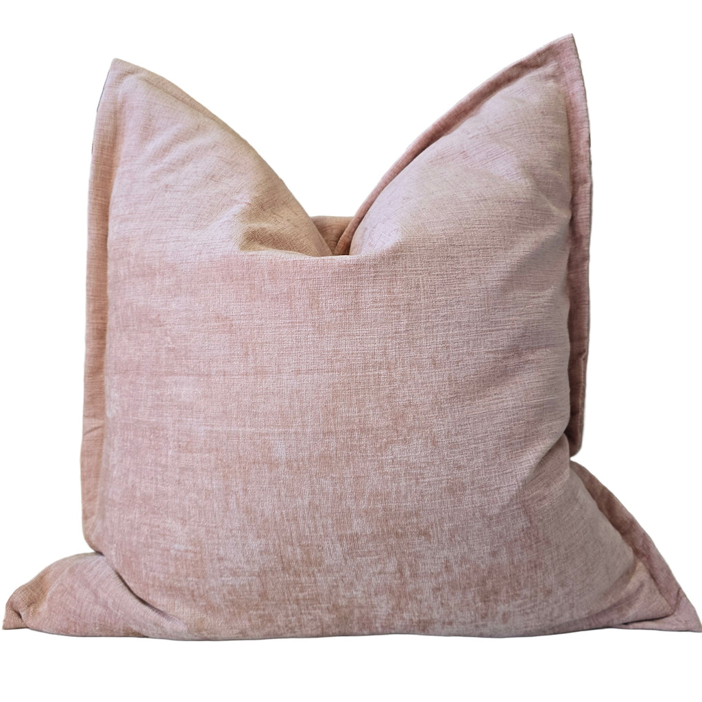 Palmer Velvet Cushion 55cm Square - Hot Pink