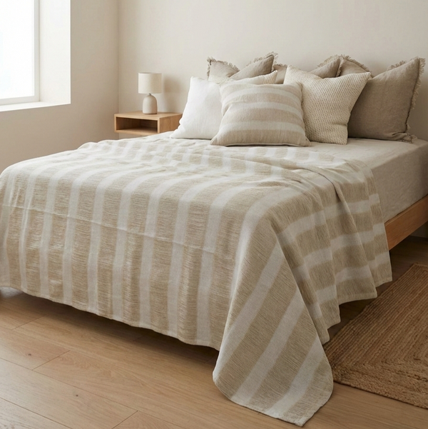 Haven Bed Cover Massive Throw 150cm x 230cm - Natural