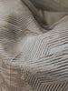 Labyrinth Geometric Cushion 55cm Square - Silver Grey