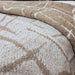 Chinoiserie Reversable Jacquard Massive Throw Bedcover 140cm x 220cm - Abstract Brown