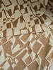 Zola Massive Throw  150cm x 230cm -  Ginger Brown | Off-White