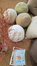 Zoe Linen Blend Texture Round 30cm Diameter | Clay