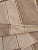 Grace Cotton Massive Throw 150cm x 230cm - Dusty Pink | Oatmeal