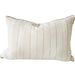 Isolde Linen Cotton Cushion 40x60cm Lumbar - Stripe Natural
