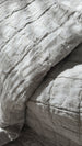 Lagoon Linen Cotton Quilted Bed Cover Massive Blanket Coverlet 230cm x 250cm - Grey Beige