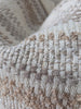 Akira Textured Cushion 55cm Square - Natural Beige | Lighter Taupe -Tan