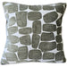 Decorative pillow with a stone pattern on a couch