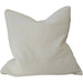 Sienna Velvet Cushion 55cm Square - Warm Ivory