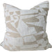 Petra Cushion 55cm Square - Abstract Geometric Natrual