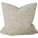 Sophie Cushion 55cm Square - Natural Tan | Cream Abstract