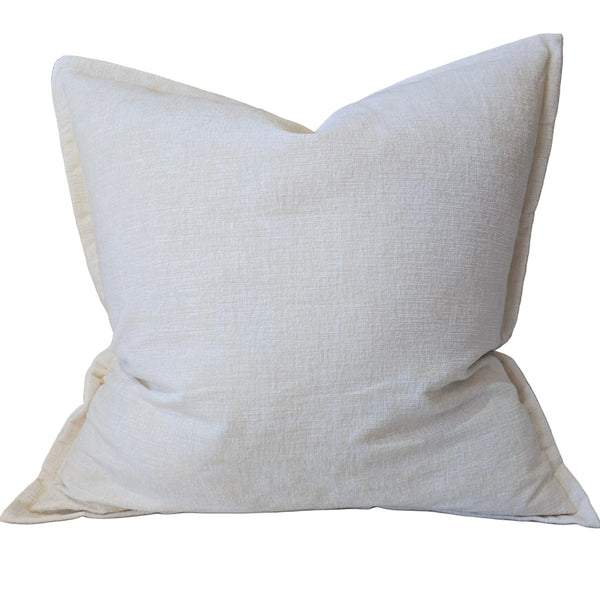Palmer Velvet Cushion 55cm Square - White