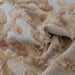 LAST ONE - The Dune Tufted Faux Fur Throw 150x230cm - Light Camel