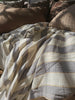 Eloise Cotton Massive Throw 150cm x 230cm - Stone Blue Grey | Turmeric | Cream White
