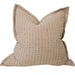 Amelia Cushion 55cm Square - Smoky Salmon