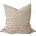 Maeve Linen Cotton 2 Sided Cushion 55cm Square - Natural Oatmeal