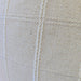 Greta Cushion 55cm Square - Grid | Oatmeal