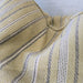 Hazel Cushion 55cm Square - Muted Sage | Khaki Stripes