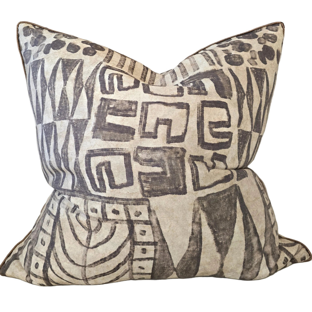 Kinsley Cushion 55cm Square - Global Taupe | Natural