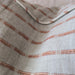 Soleil Linen Cotton Cushion 55cm Square - Cinnamon | Mint Green Base