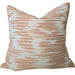 Avery Cushion 55cm Square - Coral Pink | White