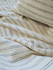 Atlas Massive Throw Bedcover 150cm x 230cm - Beige | Black Stripe