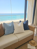 Sirena Cushion 55cm Square - White