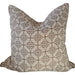 The Artisanal Luxe Velvet Cushion 55cm Square - Espresso Brown | Soft Cream