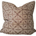Mateo Cushion 55cm Square - Cream | Mocha Brown