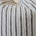 Remi Cushion 55cm Square - Smoked Grey Striped
