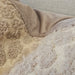 The Fern Tufted Spot Cushion 55cm Square - Cream | Warm Beige