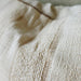 Isolde Linen Cotton Cushion 55cm Square - Stripe Natural