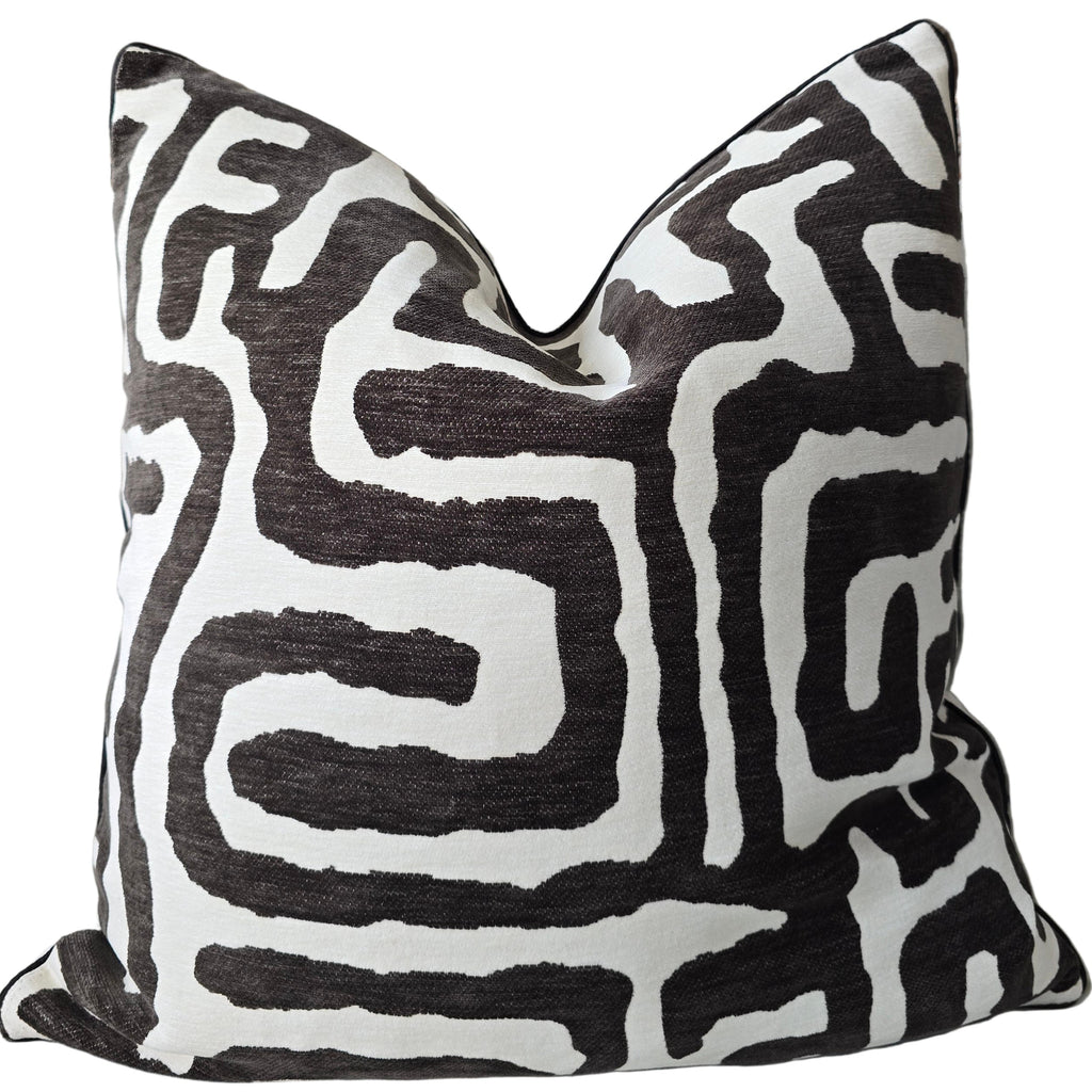 Cecilia Cushion 55cm Square | Black