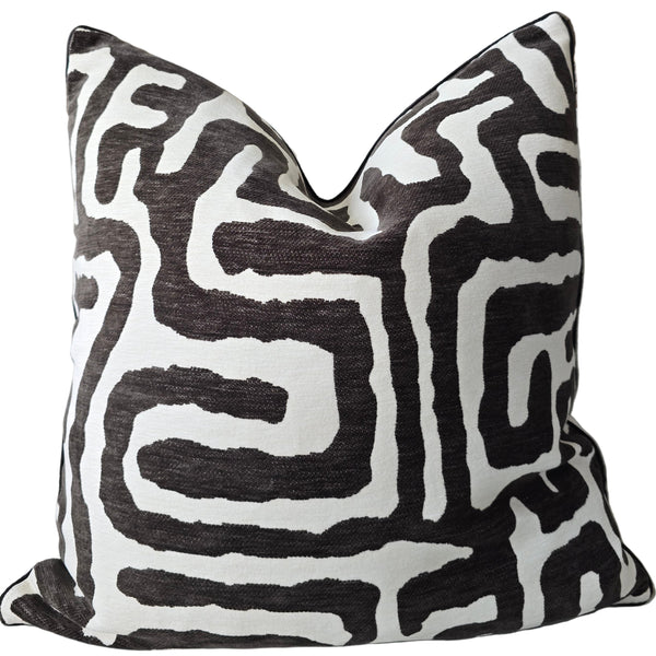 Cecilia Cushion 55cm Square | Black
