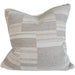 The Geo-Weave Colorblock Cushion 55cm Square - Oatmeal | Beige | Taupe