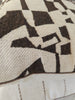 Zola Cushion 55cm Square - Fragmented Cocoa | Off-White