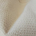 Ada Cushion 55cm square - Dotted Cream White