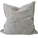 Calmey Hand-Stitched Artisan Cushion 55cm Square - Oatmeal Beige