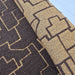 Serene Reversable Massive Throw Bedcover 140cm x 220cm  - Chocolate | Abstract Burnt Orange