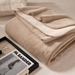 LIMITED EDITION - Dozza Reversible Bedcover Massive Blanket Coverlet Set 230x200cm - Cream White
